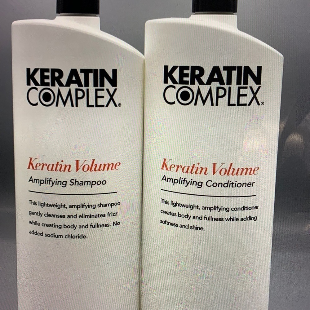 Keratin Complex Volumizing Shampoo & Conditioner - Liter Duo